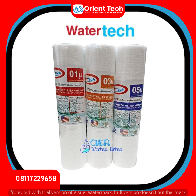 Cartridge Filter Air - Sediment - Spun 10 inch micron - Watertech