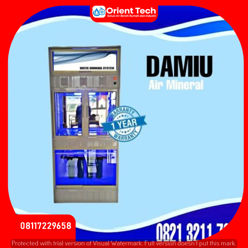 Jual Depo Air Minum Isi Ulang Mini 1 Isi dan 1 Cuci