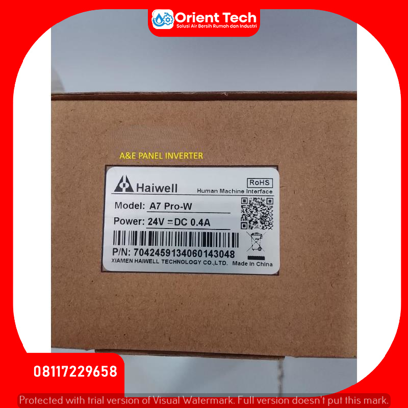 HMI Haiwell A7 Pro W A7 Pro-W A7Pro-W Pengganti C7H-RW C7H RW C7HRW RFID WIFI IOT