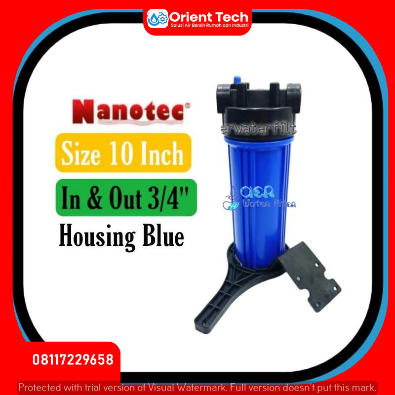 Housing Filter 10 inch drat 3per4 Nanotec