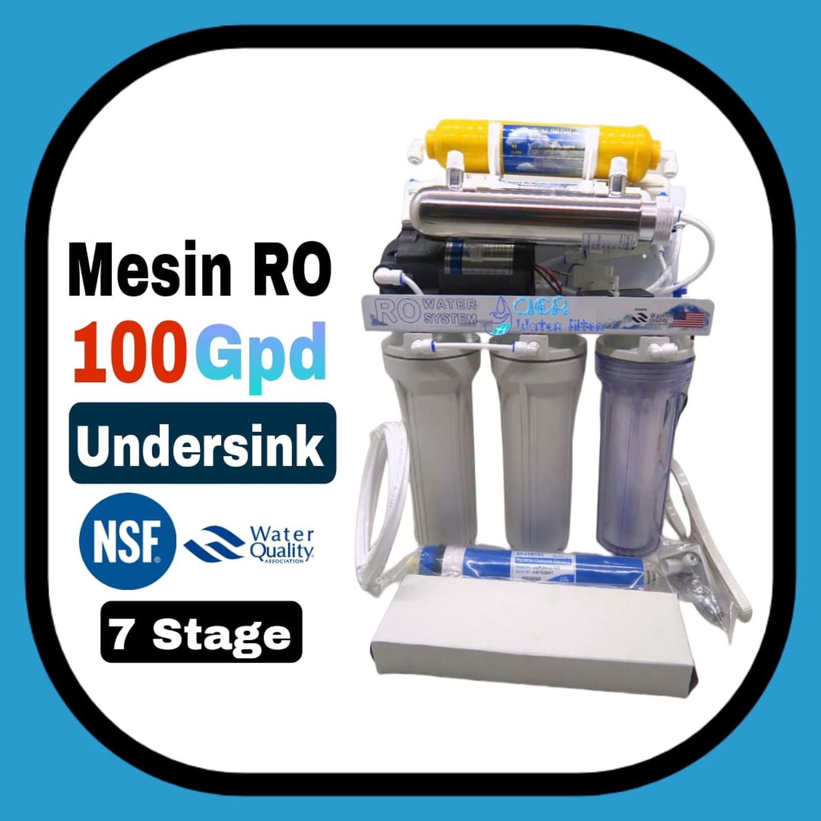 Mesin RO Reverse Osmosis - RO undersink - Filter Air Siap Minum 7 Step