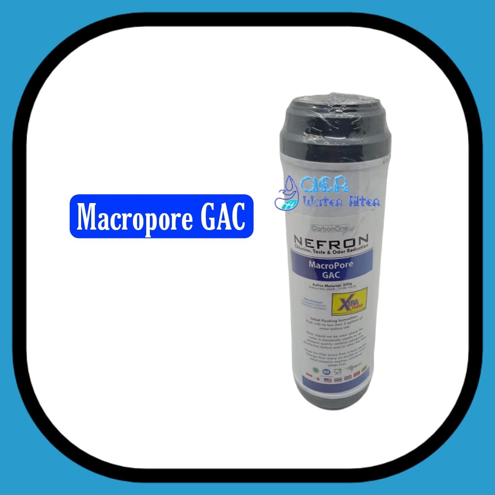 Nefron Macropure GAC 10 inch - Catridge Karbon Aktif
