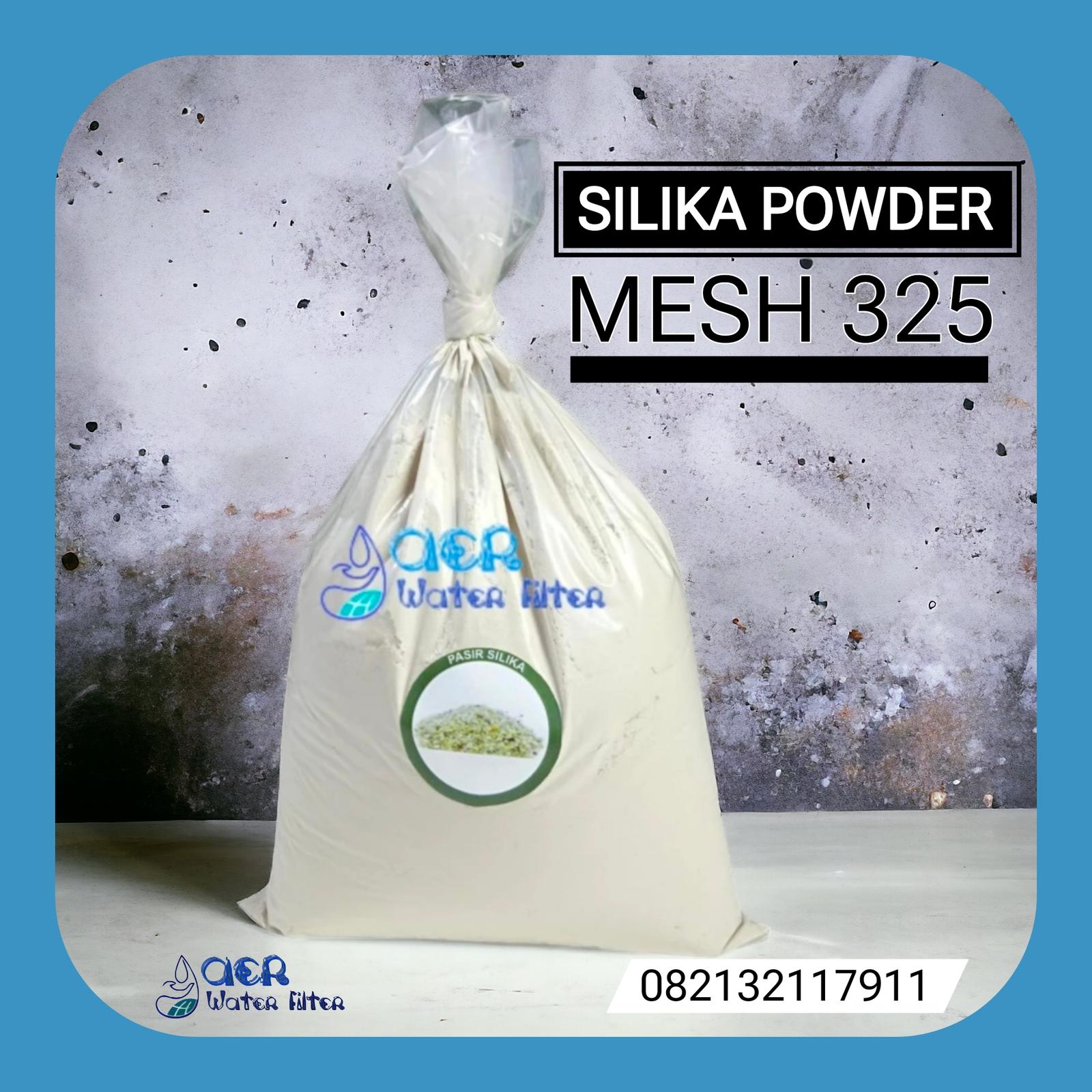 Pasir Silika Bubuk - Silica Powder Mesh 325 - Repacking Kiloan