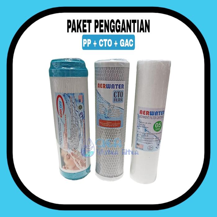 Refill Paket Filter Air 1 untuk PDAM-Sumur