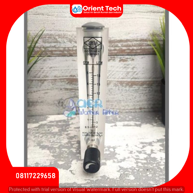 Jual Flow Meter 5 GPM - Flow Meter 18 LPM - Tipe Regulator