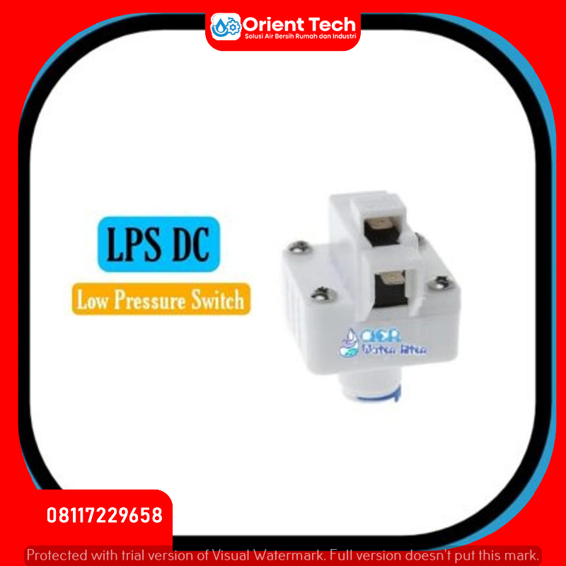 Jual Low Pressure Switch LPS for RO Reverse Osmosis