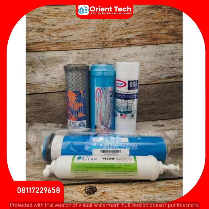 Jual Paket Penggantian Saringan Mesin RO 500 GPD