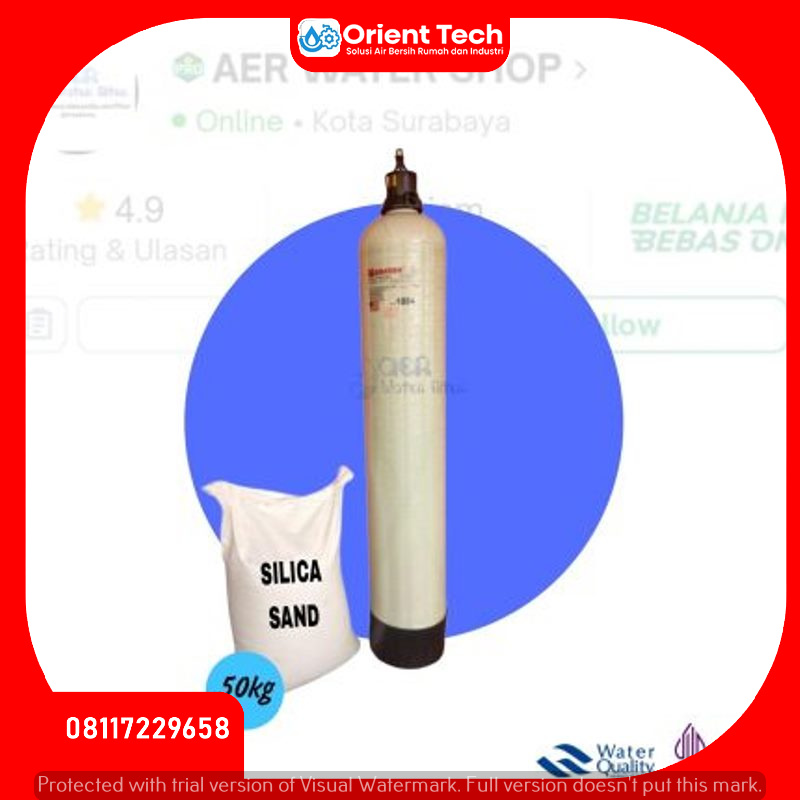 Jual Paket Tabung FRP 1054 Nanotec + Pasir Silika