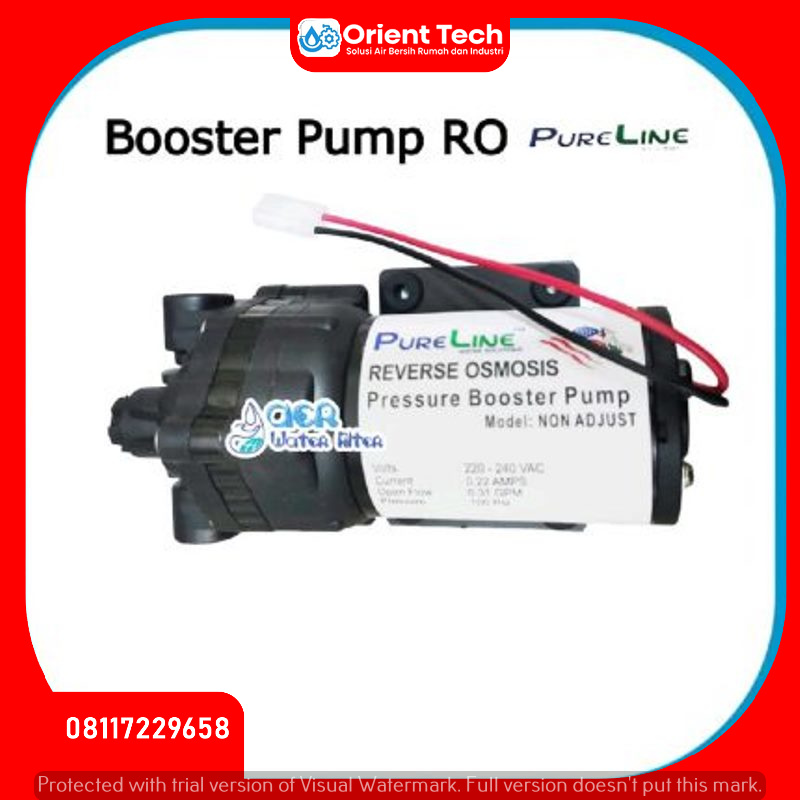Jual Pompa RO Micron 24 VDC -1.2A (POMPA ONLY)
