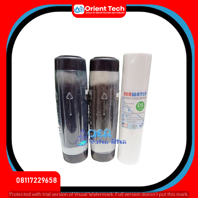 Refill Paket Catridge Filter Air 3 untuk Air Besi dan Berbau
